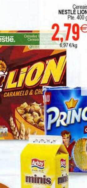 Plenus Supermercados Cereais nestle lion oferta