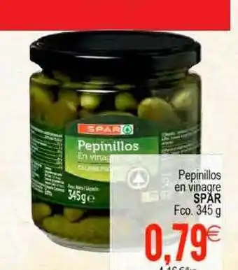 Plenus Supermercados Pepinillos en vinagre spar fco oferta