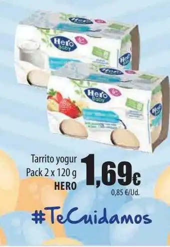 Spar Tenerife Tarrito yogur pack 2 hero oferta