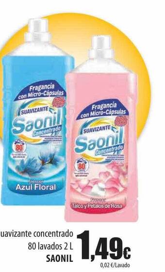 Spar Tenerife Suavizante concentrado 80 lavados saonil oferta