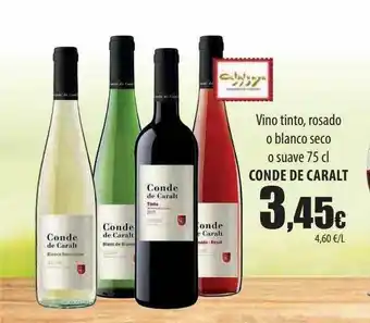 Spar Tenerife Vino tinto rosado o blanco seco o suave conde de caralt oferta