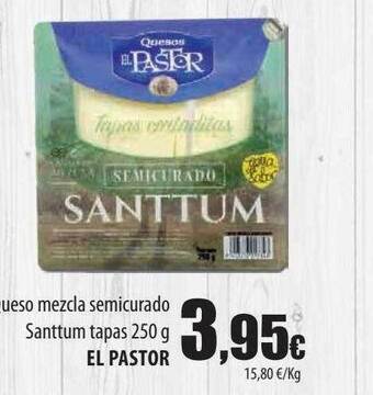 Spar Tenerife Queso mezcla semicurado santtum tapas el pastor oferta