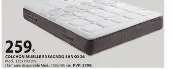 Tú Brico-Marian Colchón muelle ensacado sanko 26 oferta