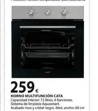 Tú Brico-Marian Horno multifunción cata oferta