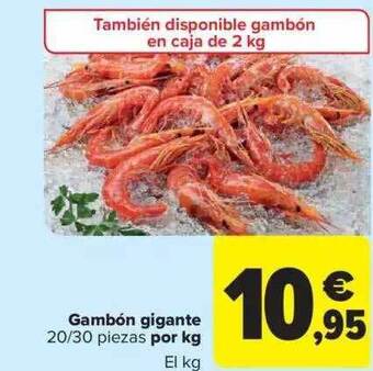 Carrefour Gambón gigante oferta