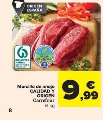 Carrefour Morcillo de añojo calidad y origen carrefour oferta