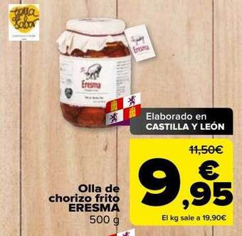 Carrefour Olla de chorizo frito eresma oferta