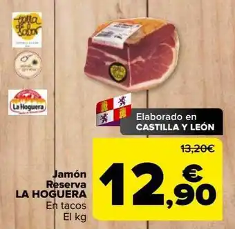 Carrefour Jamón reserva la hoguera oferta