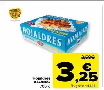 Carrefour Hojaldres alonso oferta