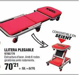 Optimus Llitera plegable oferta