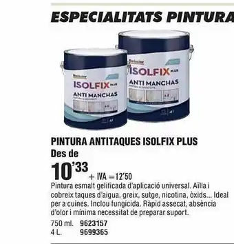 Optimus Pintura antitaques isolfix plus oferta