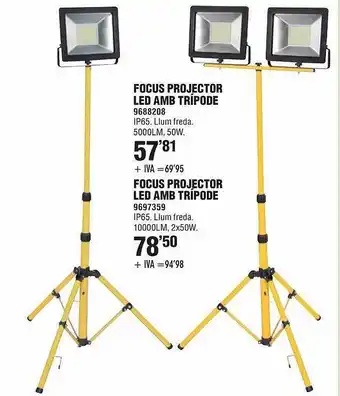 Optimus Focus projector led amb trípode oferta