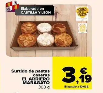 Carrefour Surtido de pastas caseras el arriero maragato oferta