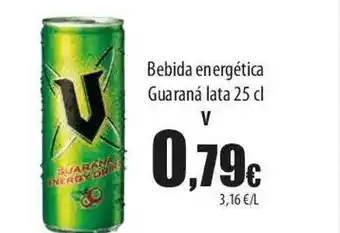 SPAR Lanzarote Bebida energética guaraná lata oferta