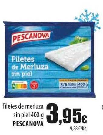 SPAR Lanzarote Filetes de merluza sin piel pescanova oferta