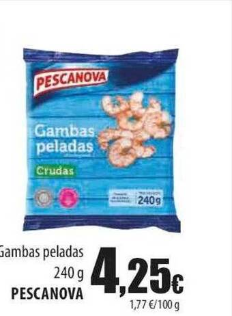 SPAR Lanzarote Gambas peladas pescanova oferta