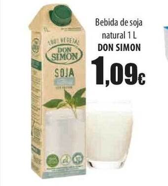 SPAR Lanzarote Bebida de soja natural don simon oferta