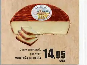 SPAR Lanzarote Queso semicurado pimentón montaña de haría oferta