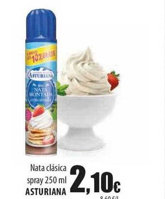 SPAR Lanzarote Nata clásica spray asturiana oferta