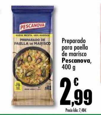 Unide Supermercados Preparado para paella de marisco pescanova oferta