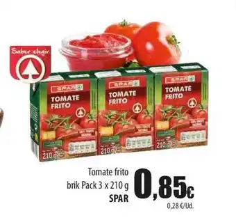 SPAR Lanzarote Tomate frito brik pack 3 spar oferta