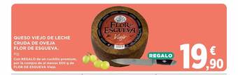 Hipercor Queso viejo de leche cruda de oveja flor de esgueva oferta