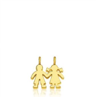 Colgante de oro sweet dolls niños