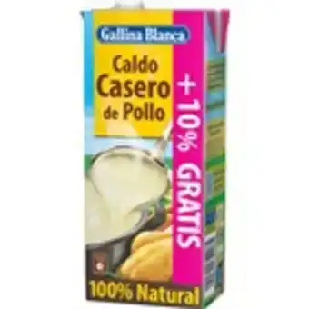 Plusfresc Brou de pollastre gallina blanca 100% natural, bric 1 litre oferta
