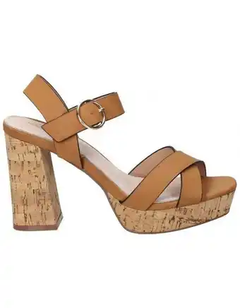 Megacalzado Sandalias maria mare 67832 marron para moda joven oferta