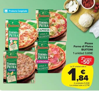 Carrefour Market Pizzas forno di pietra buitoni oferta