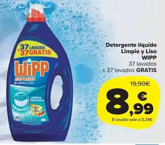 Carrefour Market Detergente líquido limpio y liso wipp oferta