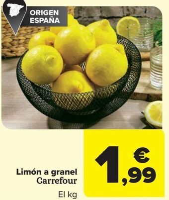 Carrefour Limón a granel carrefour oferta