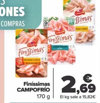 Carrefour Finíssimas campofrío oferta