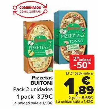 Carrefour Pizzetas buitoni oferta