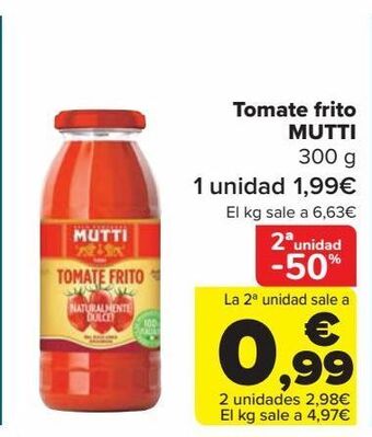 Carrefour Tomate frito mutti oferta