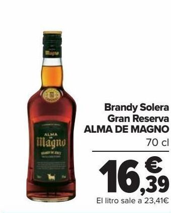 Carrefour Brandy solera gran reserva alma de magno oferta
