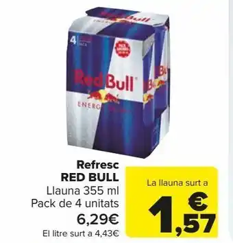 Carrefour Refresco red bull oferta