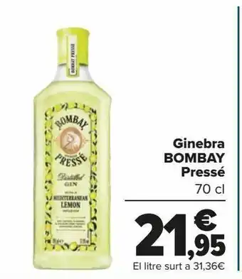Carrefour Ginebra bombay presse oferta