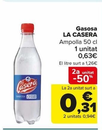 Carrefour Gaseosa la casera oferta