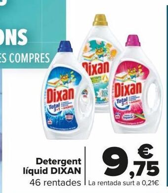 Carrefour Detergente líquido dixan oferta