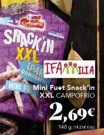 Gadis Mini fuet snack'in xxl campofrio oferta