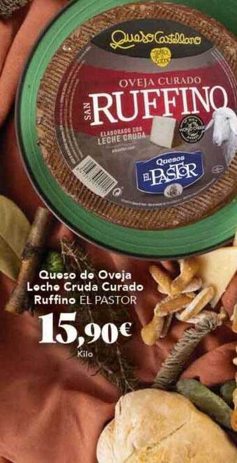 Gadis Queso de oveja leche cruda curado ruffino el pastor oferta