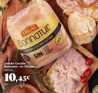 Gadis Jamón cocido bonnatur sin gluten argal oferta
