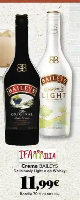 Gadis Crema baileys oferta