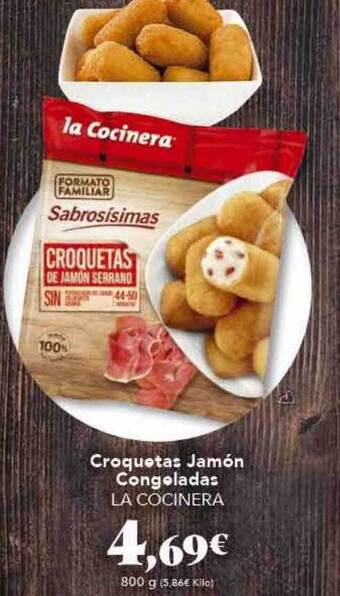 Gadis Croquetas jamón congeladas la cocinera oferta
