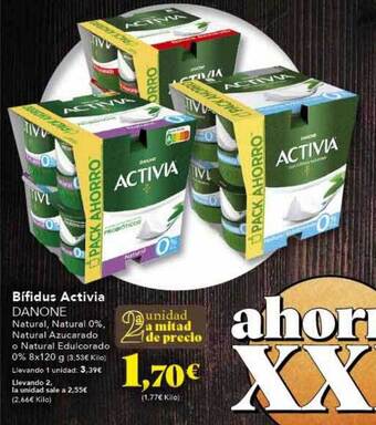 Gadis Bifidus activia danone oferta
