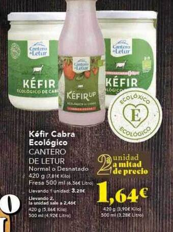 Gadis Kéfir cabra ecológico cantero de letur oferta