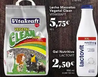 Gadis Lecho mascotas vegetal clean vitakraft gel nutritivo lactovit oferta