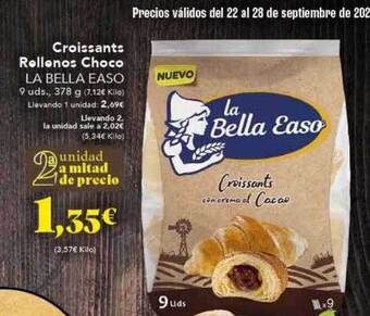 Gadis Croissants rellenos choco la bella easo oferta