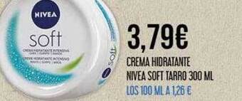 Claudio Crema hidratante nivea soft tarro oferta
